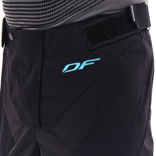 Штаны Эндуро FREERIDE DF Black - Blue 2023 фото 5