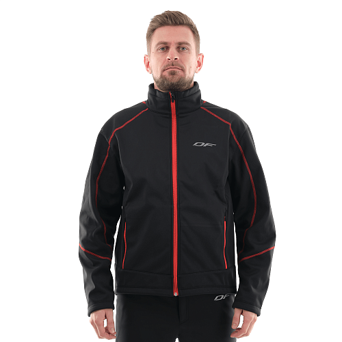 Куртка Explorer Black-Red мужская, Softshell 