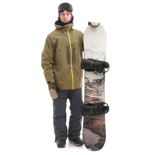 Куртка сноубордическая DF BALANCE Olive фото 18