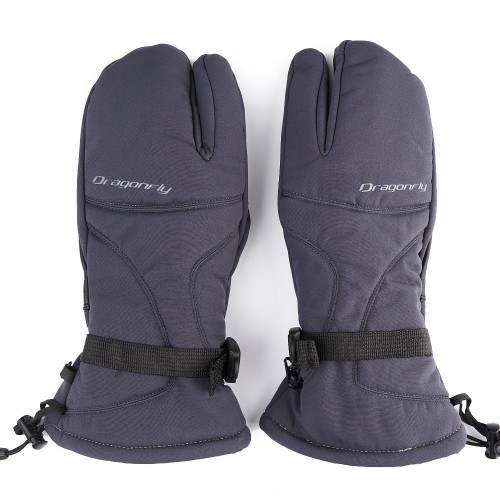 Варежки снегоходные DF SNOWMOBILE MITTENS Grey фото 2
