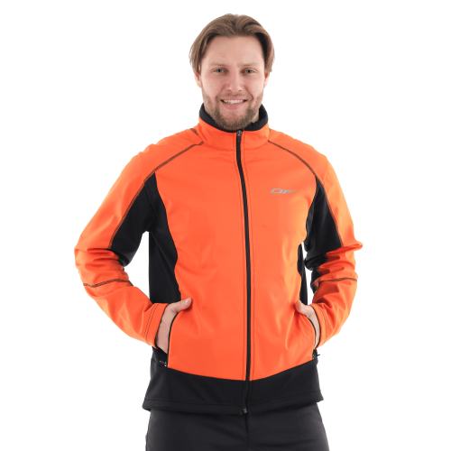 Куртка Explorer Black-Orange мужская, Softshell