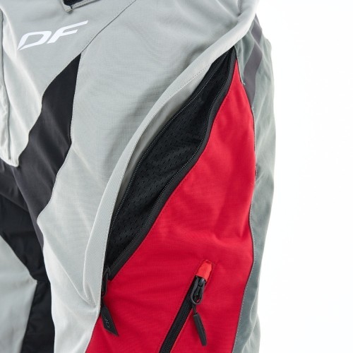 Штаны Эндуро Freeride DF Grey-Red 2020 фото 8