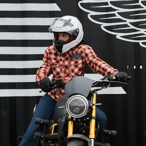 Моторубашка STREETFIGHTER Orange с защитой 2022 фото 13