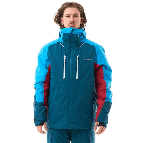 Куртка горнолыжная утепленная GRAVITY Man Dark Blue - Сherry 