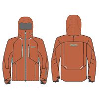 Куртка горнолыжная утепленная GRAVITY Man Brown - Blue                    