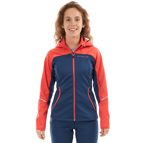 Куртка с капюшоном EXPLORER 2.0 Woman Coral - Ocean 2024 