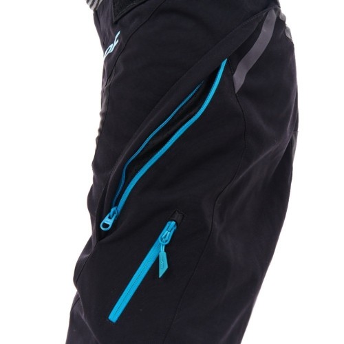 Штаны Эндуро FREERIDE DF Black - Blue 2023 фото 8