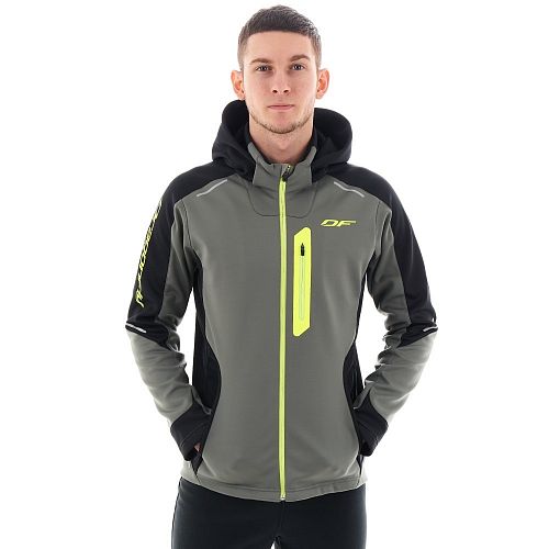 Куртка мужская с капюшоном Explorer 2.0 Grey Lemon                    