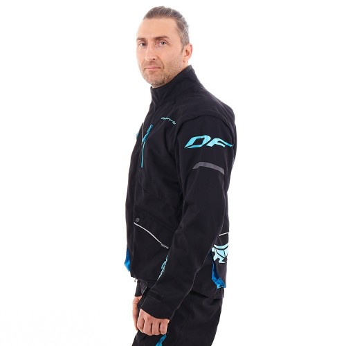 Куртка Эндуро FREERIDE DF Black - Blue 2023 фото 2