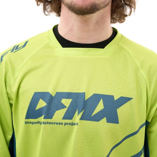 Джерси DFMX CROSS Lime 2024 фото 4
