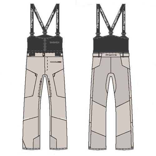 Штаны горнолыжные утепленные GRAVITY Woman Light Grey 