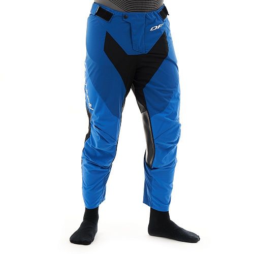 Брюки Эндуро Freeride DF Blue-Yellow 2022 (Короткие) 