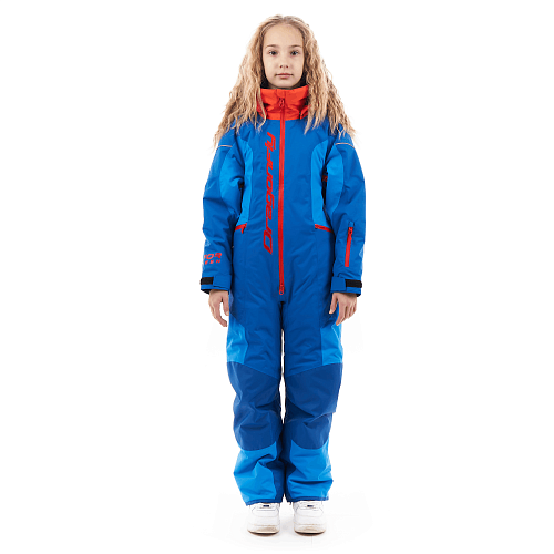 Зимний утепленный комбинезон GRAVITY for Teen Blue - Red 2024 