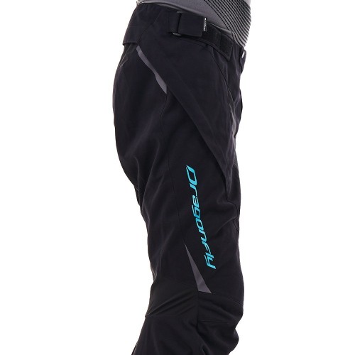 Штаны Эндуро FREERIDE DF Black - Blue 2023 фото 9