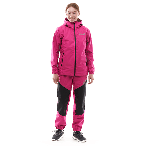 Комплект дождевой (куртка, брюки) EVO FOR TEEN PINK (мембрана) 