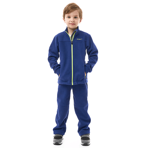 Флисовый костюм Junior Indigo - Yellow 