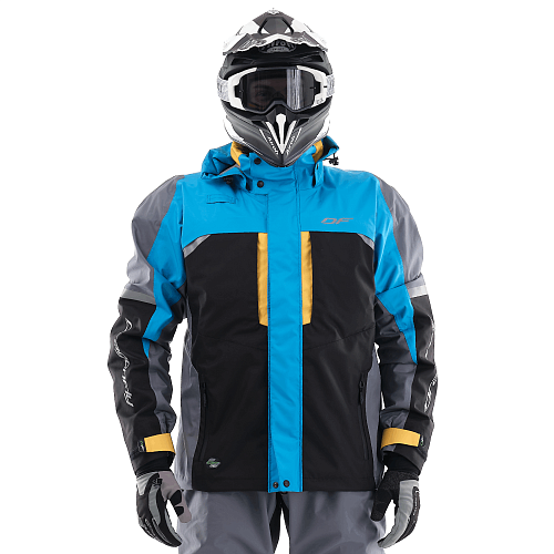 Мембранная куртка QUAD PRO ELECTRIC BLUE-GREY 2020 