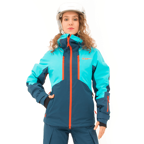 Куртка горнолыжная утепленная Gravity Premium Woman Dark Ocean-Baltic 2023 