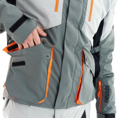 Куртка Эндуро Freeride DF Grey-Orange фото 7