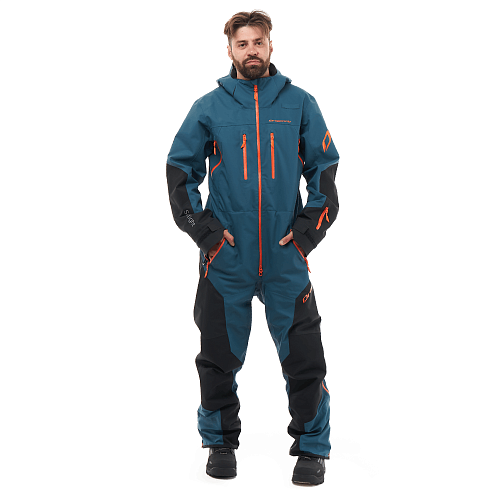 Комбинезон SUPERLIGHT 3L Man Dark Ocean - Orange 2024 