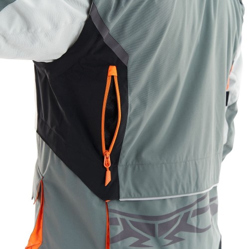 Куртка Эндуро Freeride DF Grey-Orange фото 6