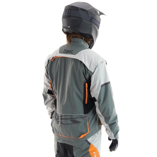 Куртка Эндуро Freeride DF Grey-Orange фото 3