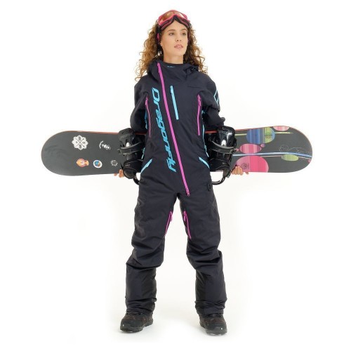 Комбинезон Gravity Premium Woman. Black - Pink 2023 фото 13