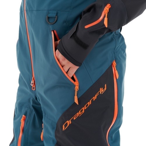Комбинезон SuperLight 3L MAN Dark Ocean - Orange фото 10