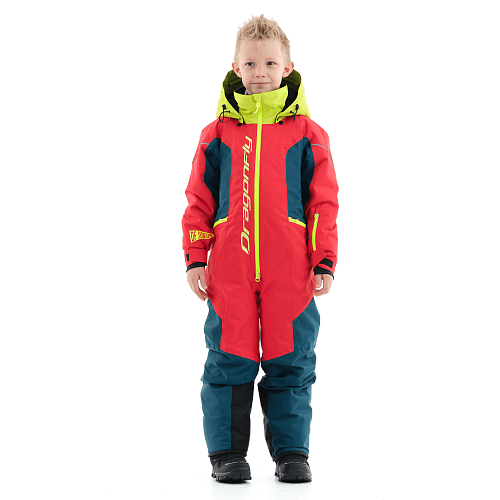 Зимний утепленный комбинезон GRAVITY Junior Red - Dark Ocean 2023 