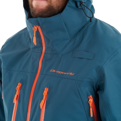 Комбинезон SuperLight 3L MAN Dark Ocean - Orange фото 5