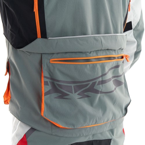 Куртка Эндуро Freeride DF Grey-Orange фото 10