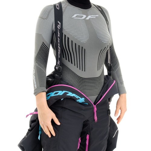 Комбинезон Gravity Premium Woman. Black - Pink 2023 фото 11