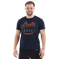 Футболка с принтом Ergaky цвет синий (M)                    