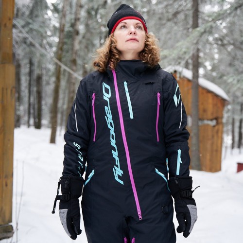 Комбинезон Gravity Premium Woman. Black - Pink 2023 фото 14