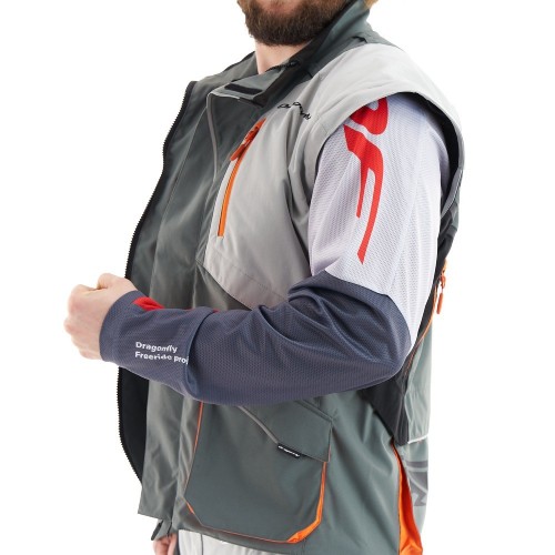 Куртка Эндуро Freeride DF Grey-Orange фото 13