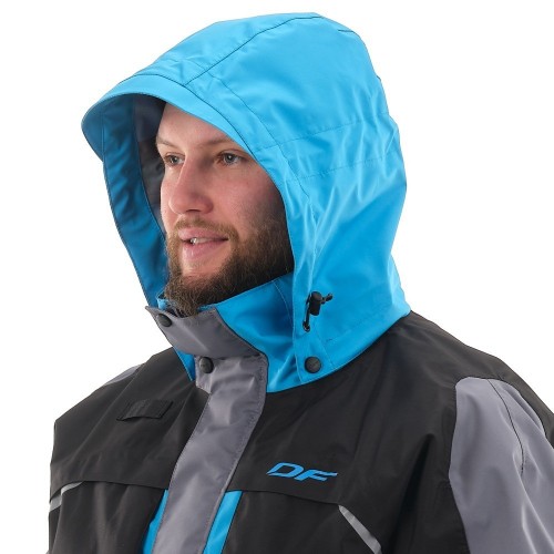 Мембранная куртка QUAD PRO BLACK-BLUE 2021 фото 4